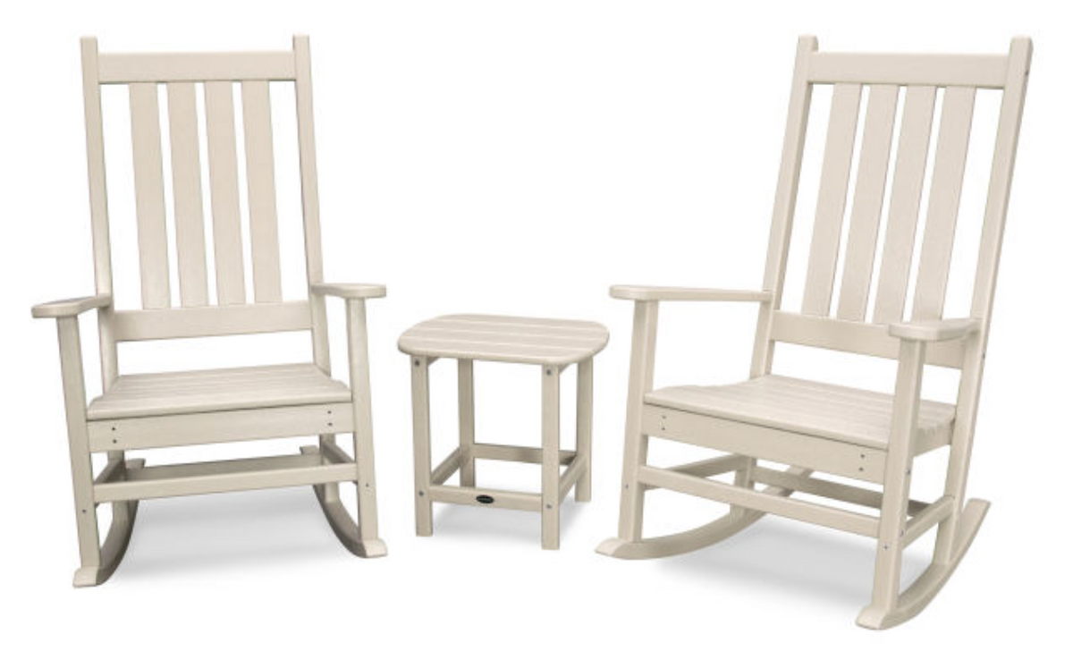 POLYWOOD® Vineyard 3-Piece Rocking Chair Set