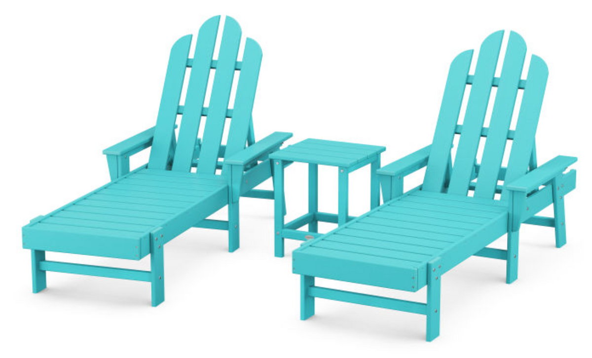 POLYWOOD® Long Island Chaise 3-Piece Set
