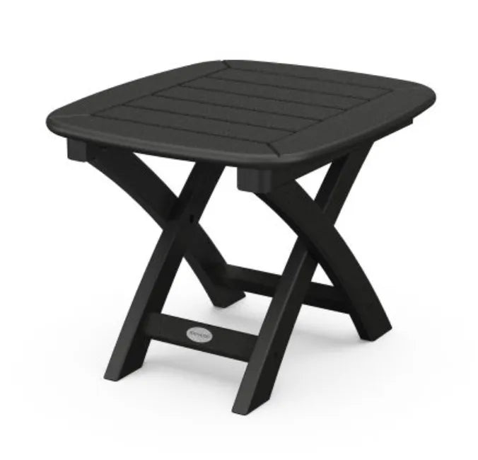Polywood Patio Furniture Slate Grey POLYWOOD® Nautical Side Table