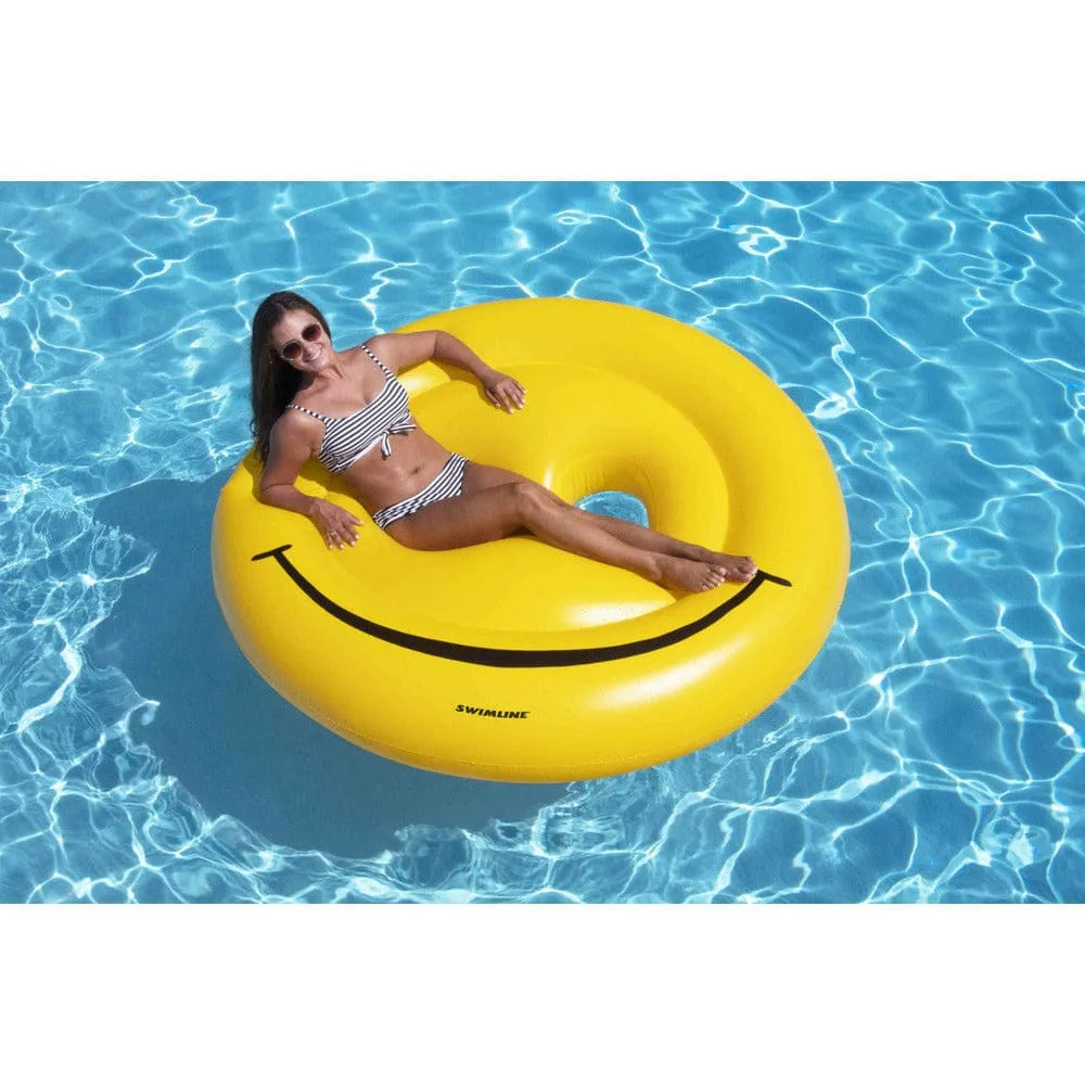 Swimline Pool Floats Smiley Face Fun Island