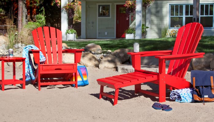 Eco-Friendly Poly Adirondack Chairs: Durable Outdoor Seating