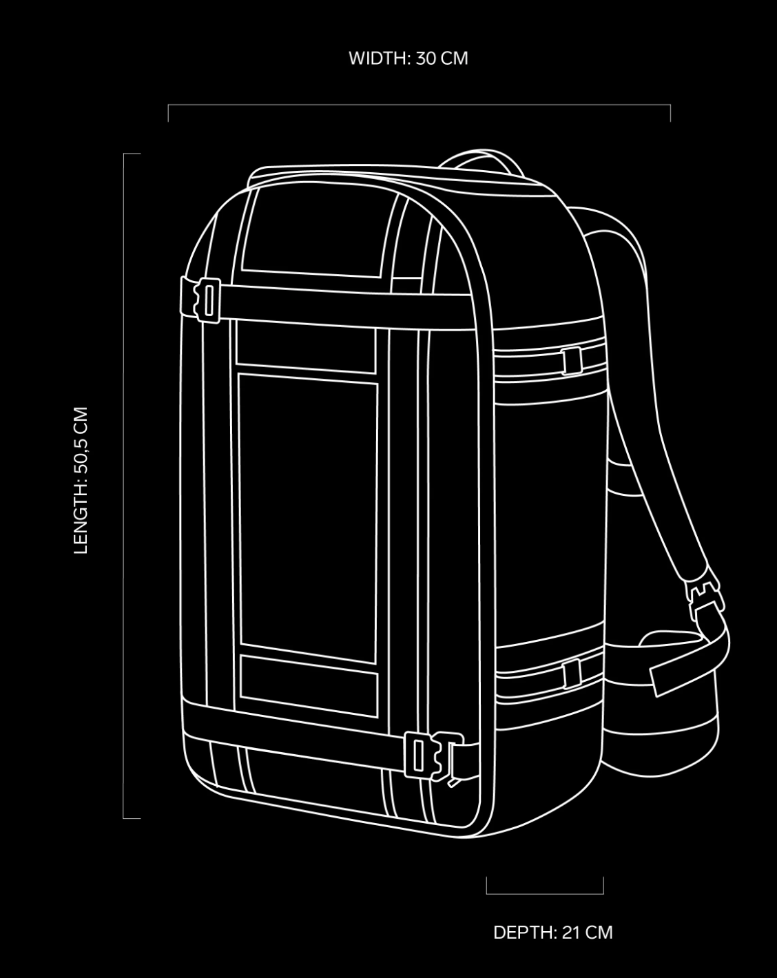 Db Ramverk Pro 32L Dimensions