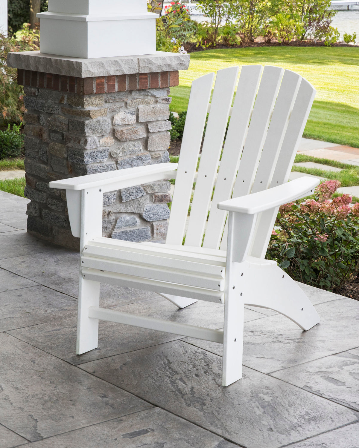 POLYWOOD® Nautical Curveback Adirondack Chair