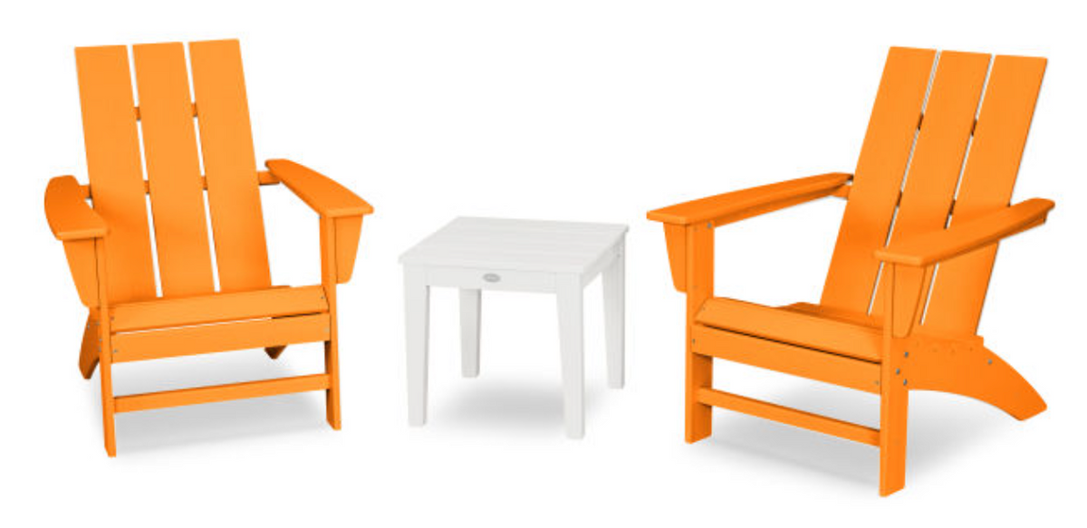 POLYWOOD® Modern Adirondack 3-Piece Set