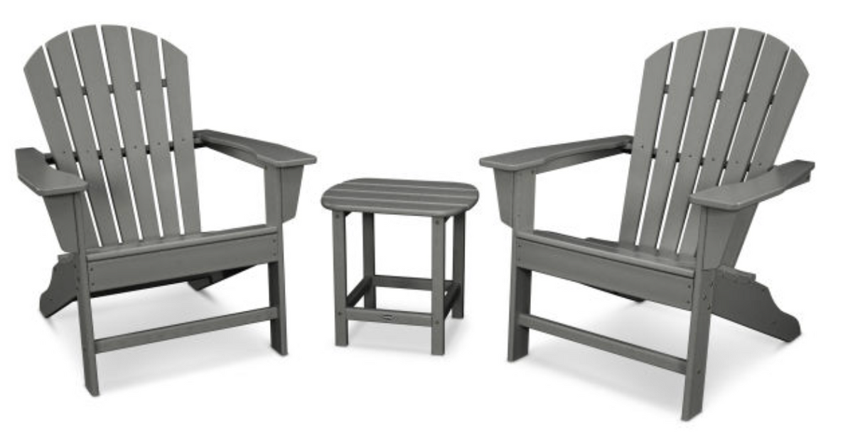 POLYWOOD® South Beach Adirondack 3-Piece Set