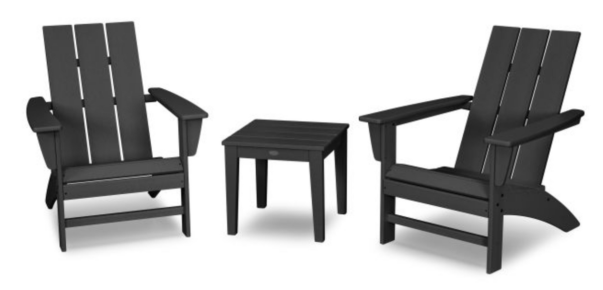 POLYWOOD® Modern Adirondack 3-Piece Set