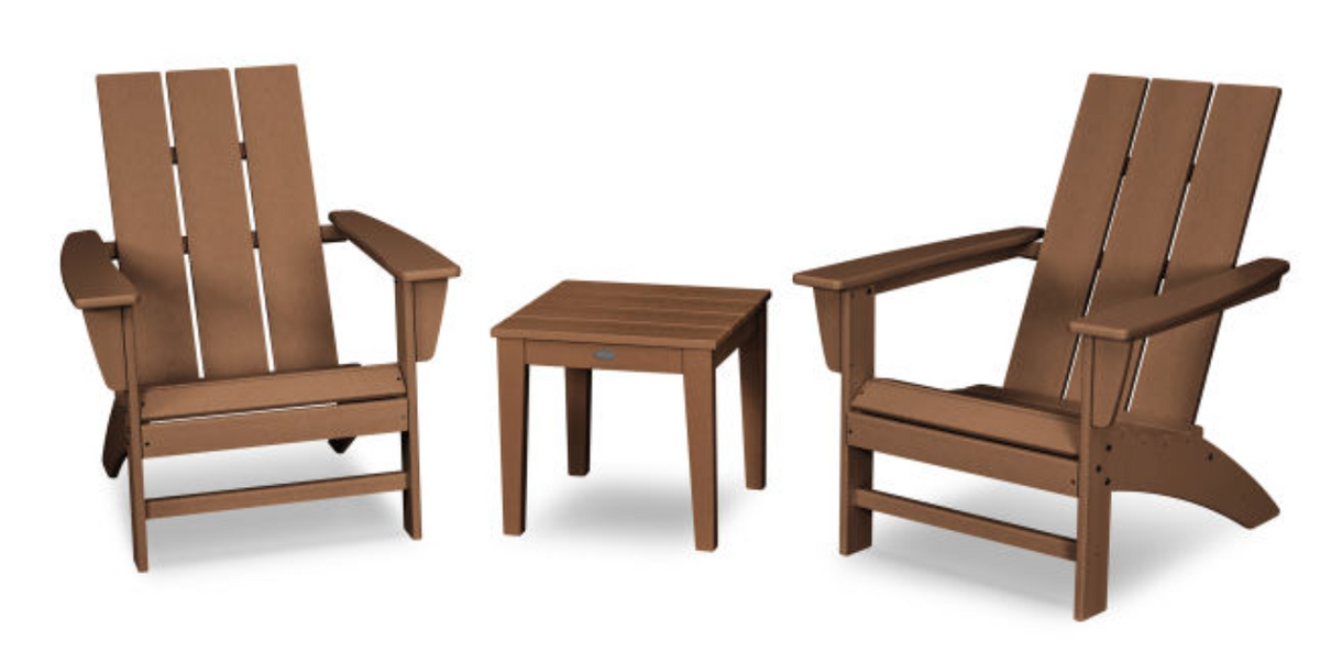 POLYWOOD® Modern Adirondack 3-Piece Set