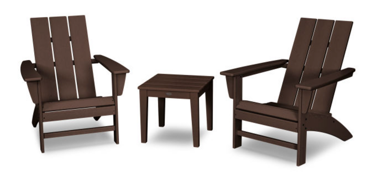 POLYWOOD® Modern Adirondack 3-Piece Set