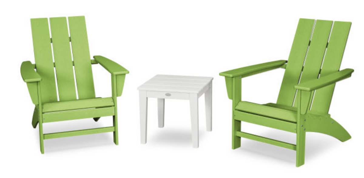 POLYWOOD® Modern Adirondack 3-Piece Set