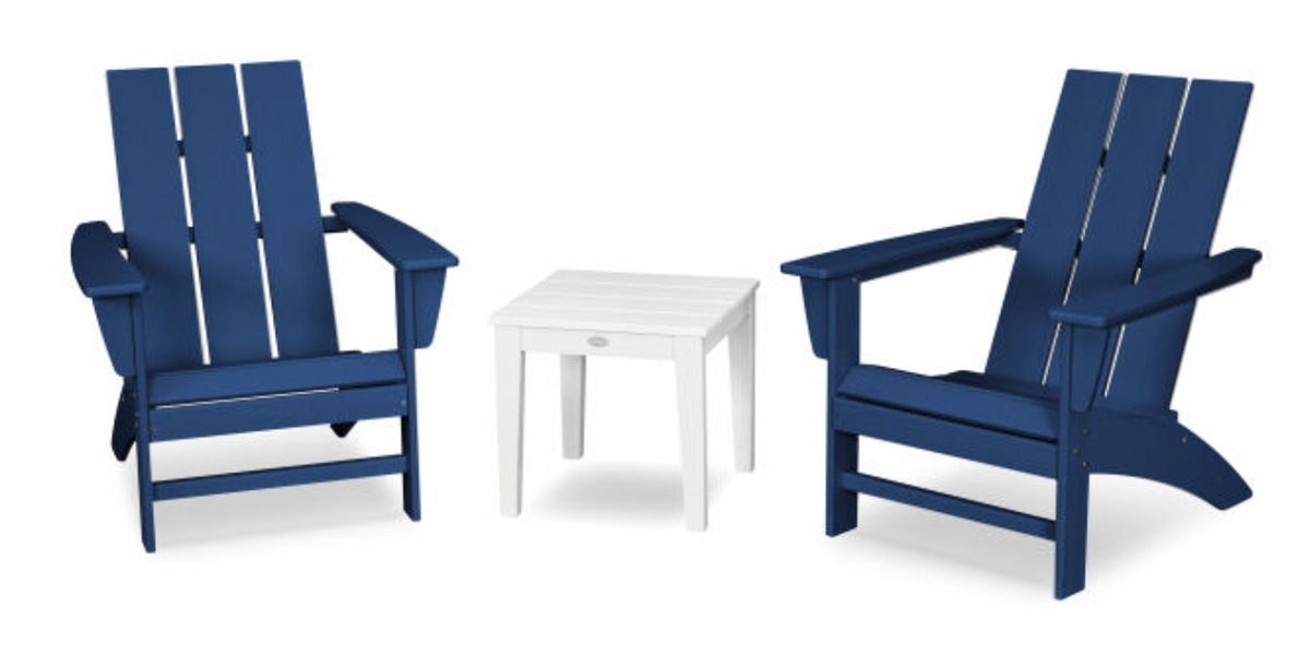 POLYWOOD® Modern Adirondack 3-Piece Set