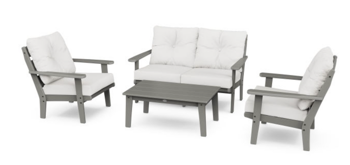 POLYWOOD® Lakeside 4-Piece Deep Seating Set