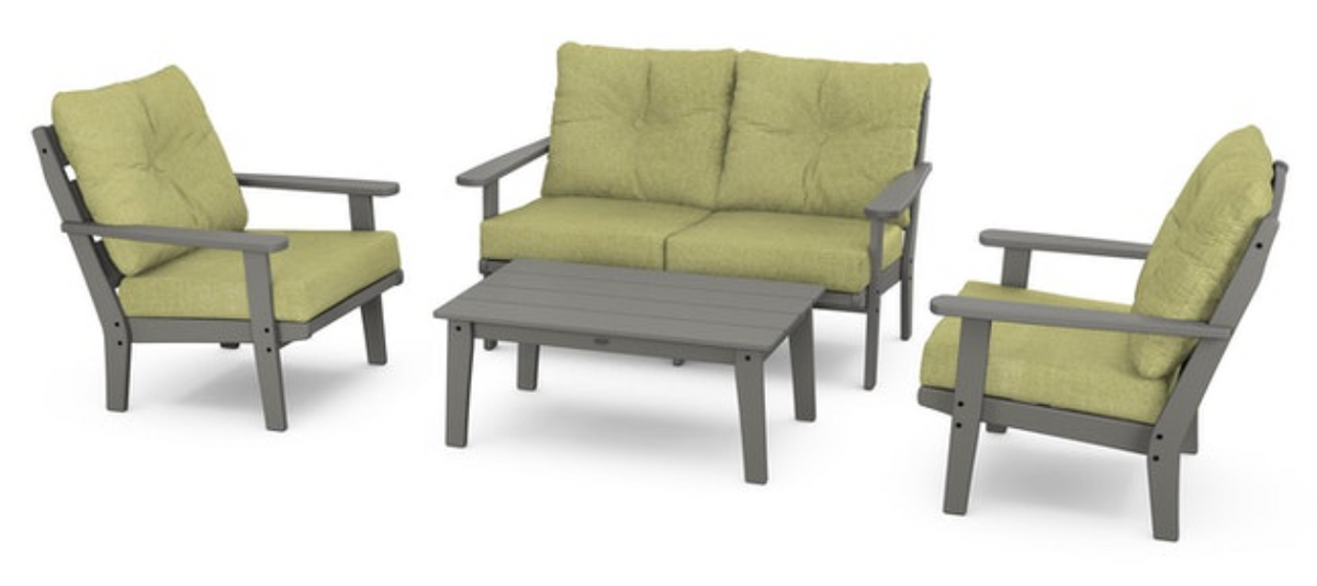 POLYWOOD® Lakeside 4-Piece Deep Seating Set