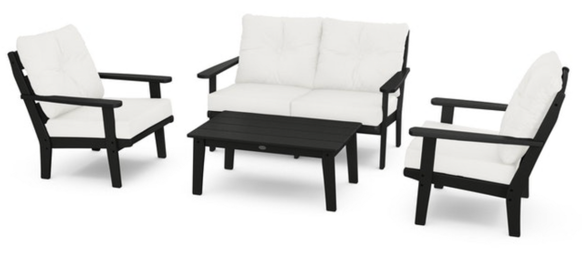 POLYWOOD® Lakeside 4-Piece Deep Seating Set