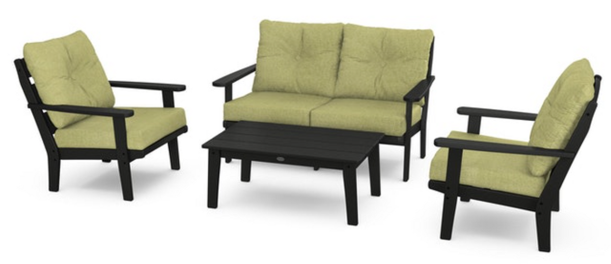 POLYWOOD® Lakeside 4-Piece Deep Seating Set