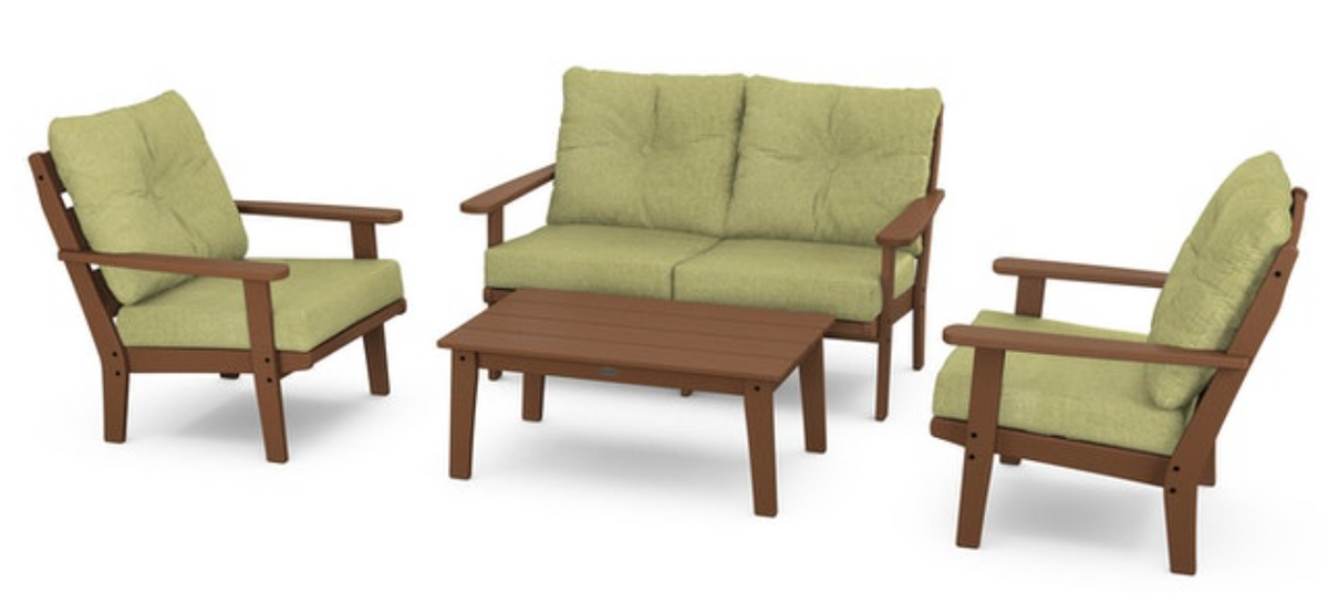 POLYWOOD® Lakeside 4-Piece Deep Seating Set