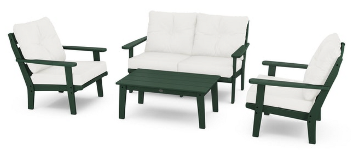 POLYWOOD® Lakeside 4-Piece Deep Seating Set