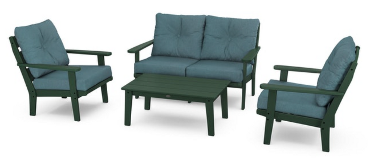 POLYWOOD® Lakeside 4-Piece Deep Seating Set