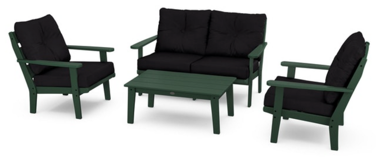 POLYWOOD® Lakeside 4-Piece Deep Seating Set