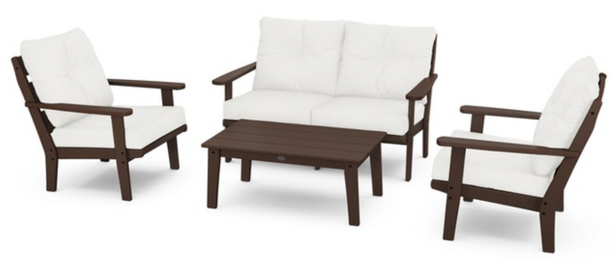 POLYWOOD® Lakeside 4-Piece Deep Seating Set