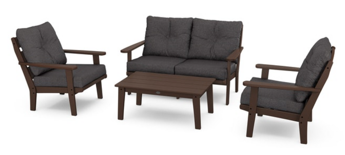 POLYWOOD® Lakeside 4-Piece Deep Seating Set