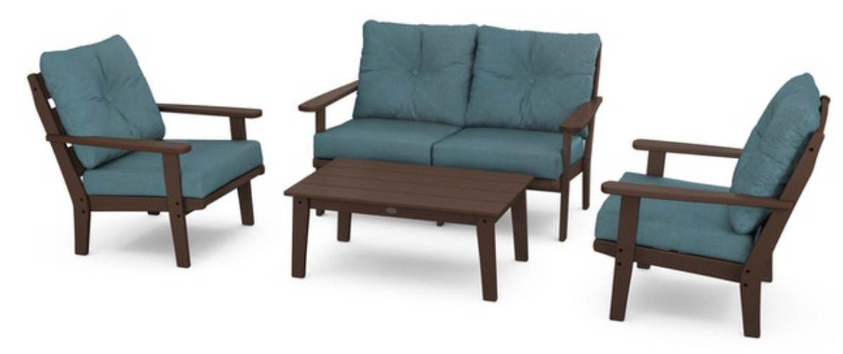 POLYWOOD® Lakeside 4-Piece Deep Seating Set