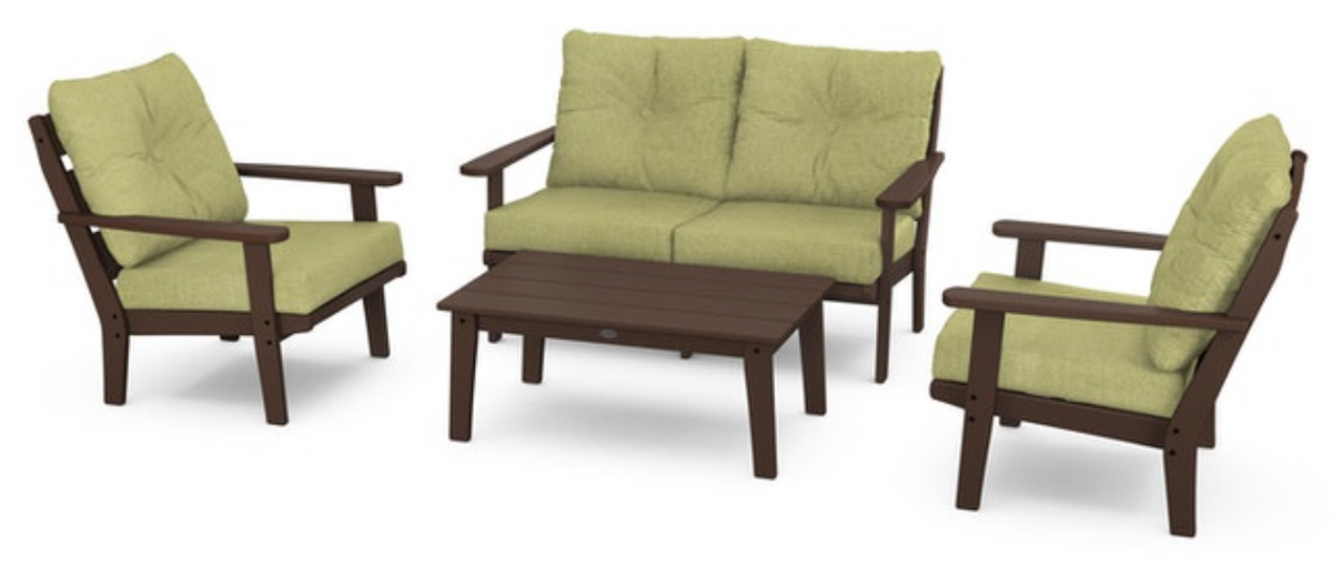 POLYWOOD® Lakeside 4-Piece Deep Seating Set