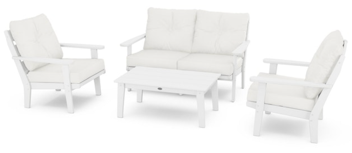 POLYWOOD® Lakeside 4-Piece Deep Seating Set