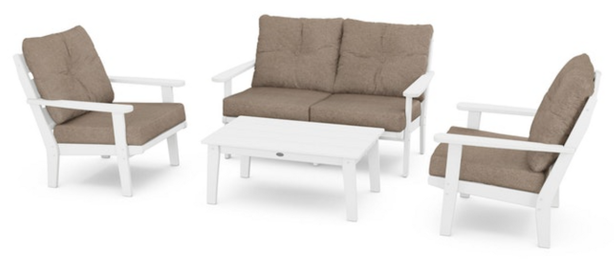 POLYWOOD® Lakeside 4-Piece Deep Seating Set