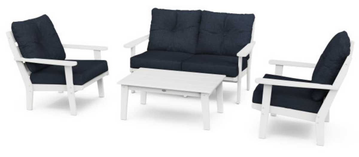 POLYWOOD® Lakeside 4-Piece Deep Seating Set