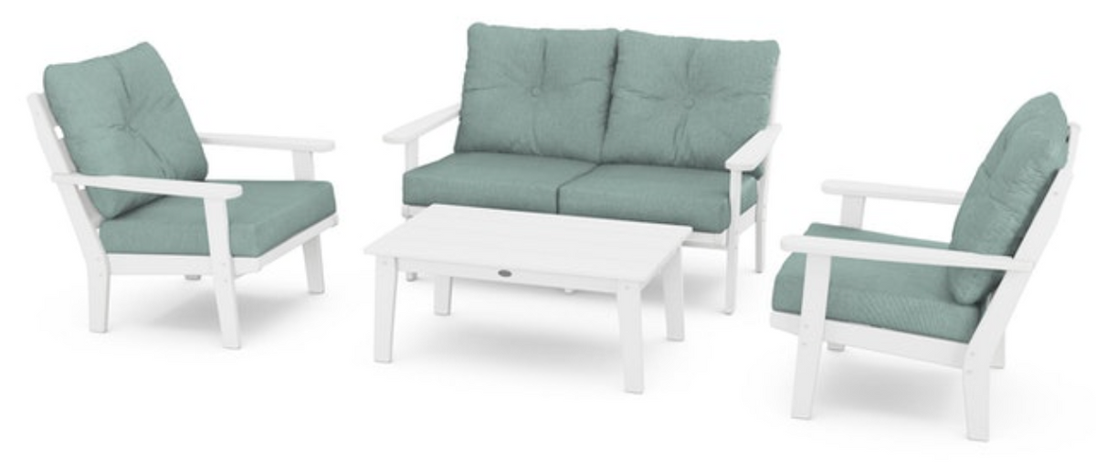 POLYWOOD® Lakeside 4-Piece Deep Seating Set