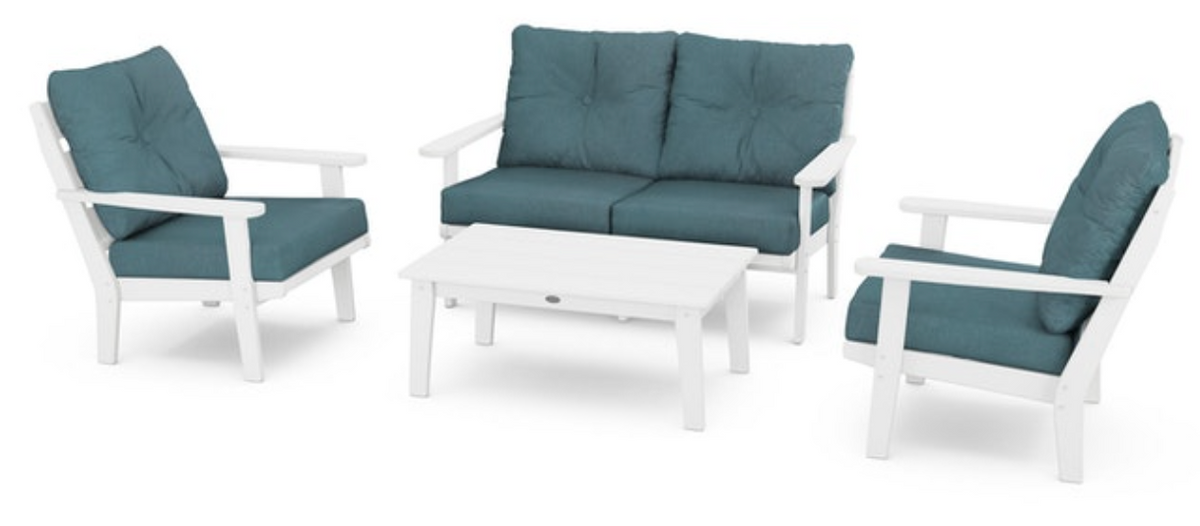 POLYWOOD® Lakeside 4-Piece Deep Seating Set