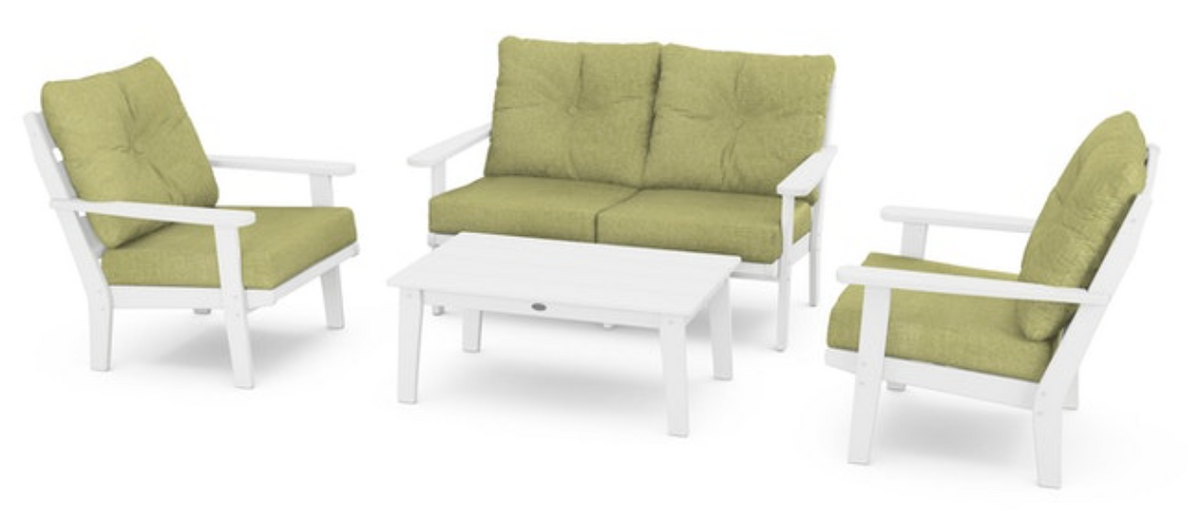 POLYWOOD® Lakeside 4-Piece Deep Seating Set