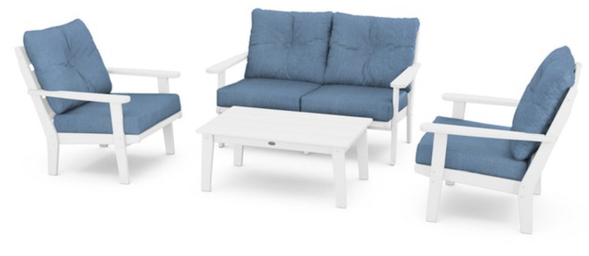 POLYWOOD® Lakeside 4-Piece Deep Seating Set