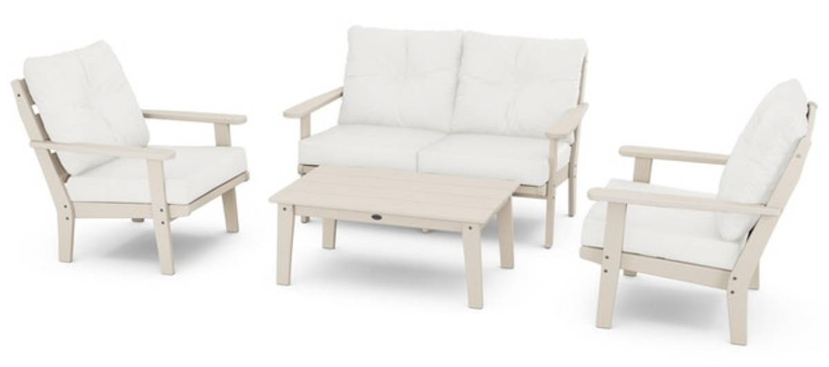 POLYWOOD® Lakeside 4-Piece Deep Seating Set