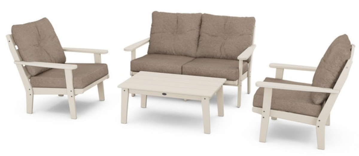 POLYWOOD® Lakeside 4-Piece Deep Seating Set