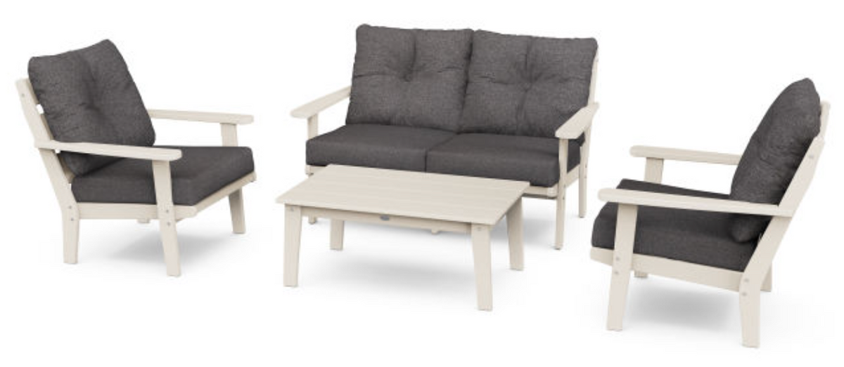 POLYWOOD® Lakeside 4-Piece Deep Seating Set