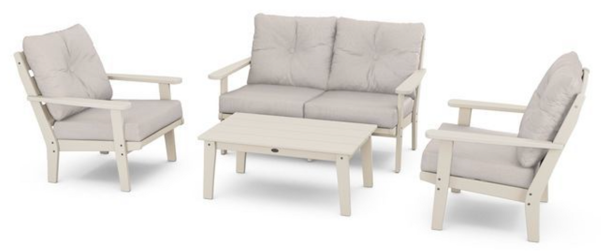 POLYWOOD® Lakeside 4-Piece Deep Seating Set