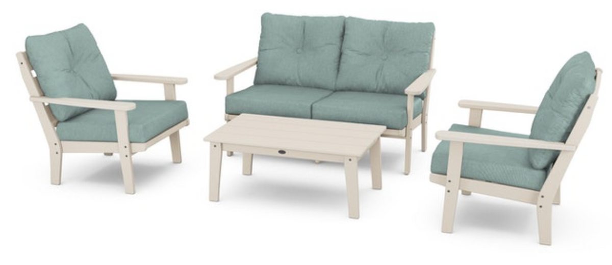 POLYWOOD® Lakeside 4-Piece Deep Seating Set