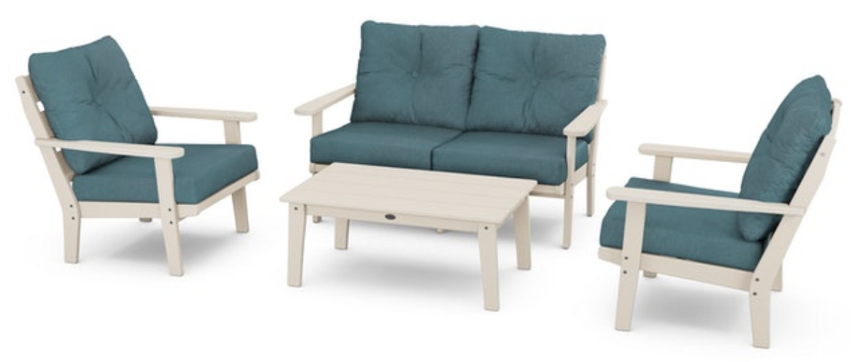 POLYWOOD® Lakeside 4-Piece Deep Seating Set