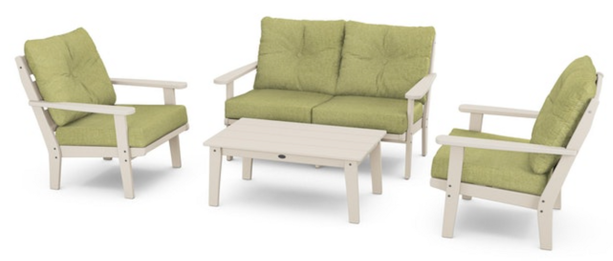 POLYWOOD® Lakeside 4-Piece Deep Seating Set