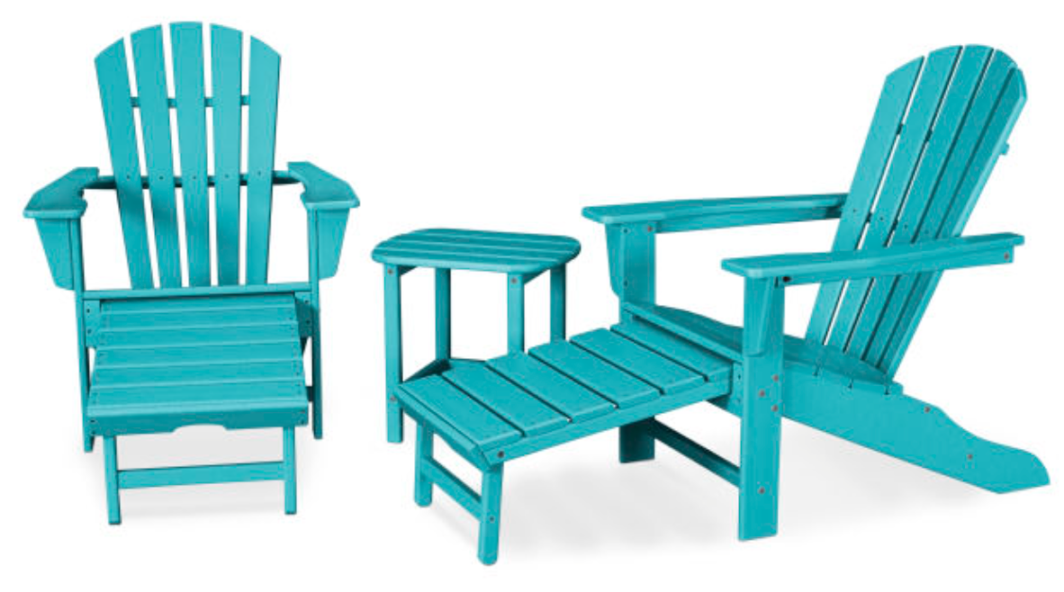 POLYWOOD® Palm Coast Ultimate Adirondack 3-Piece Set