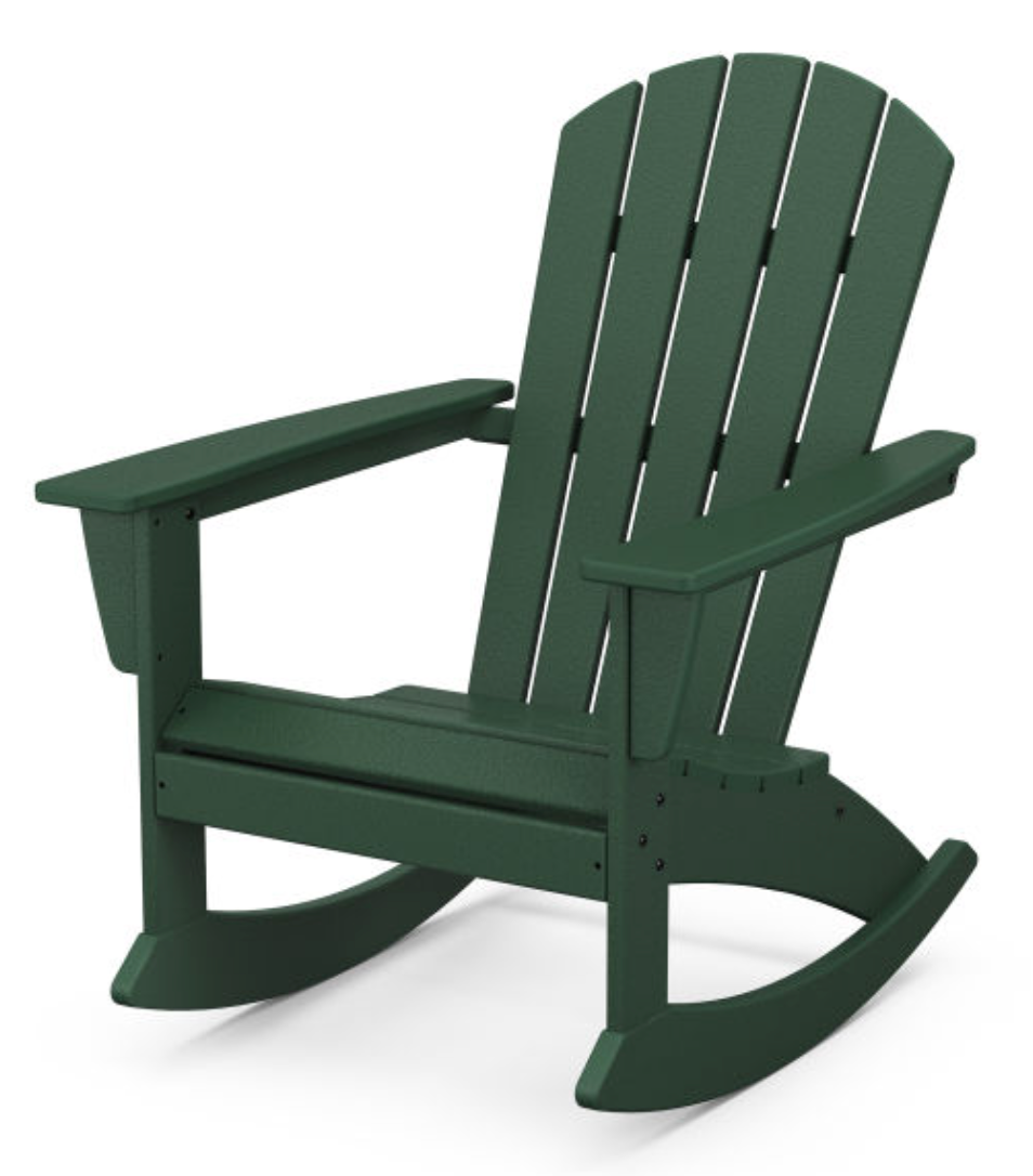 POLYWOOD® Nautical Adirondack Rocking Chair