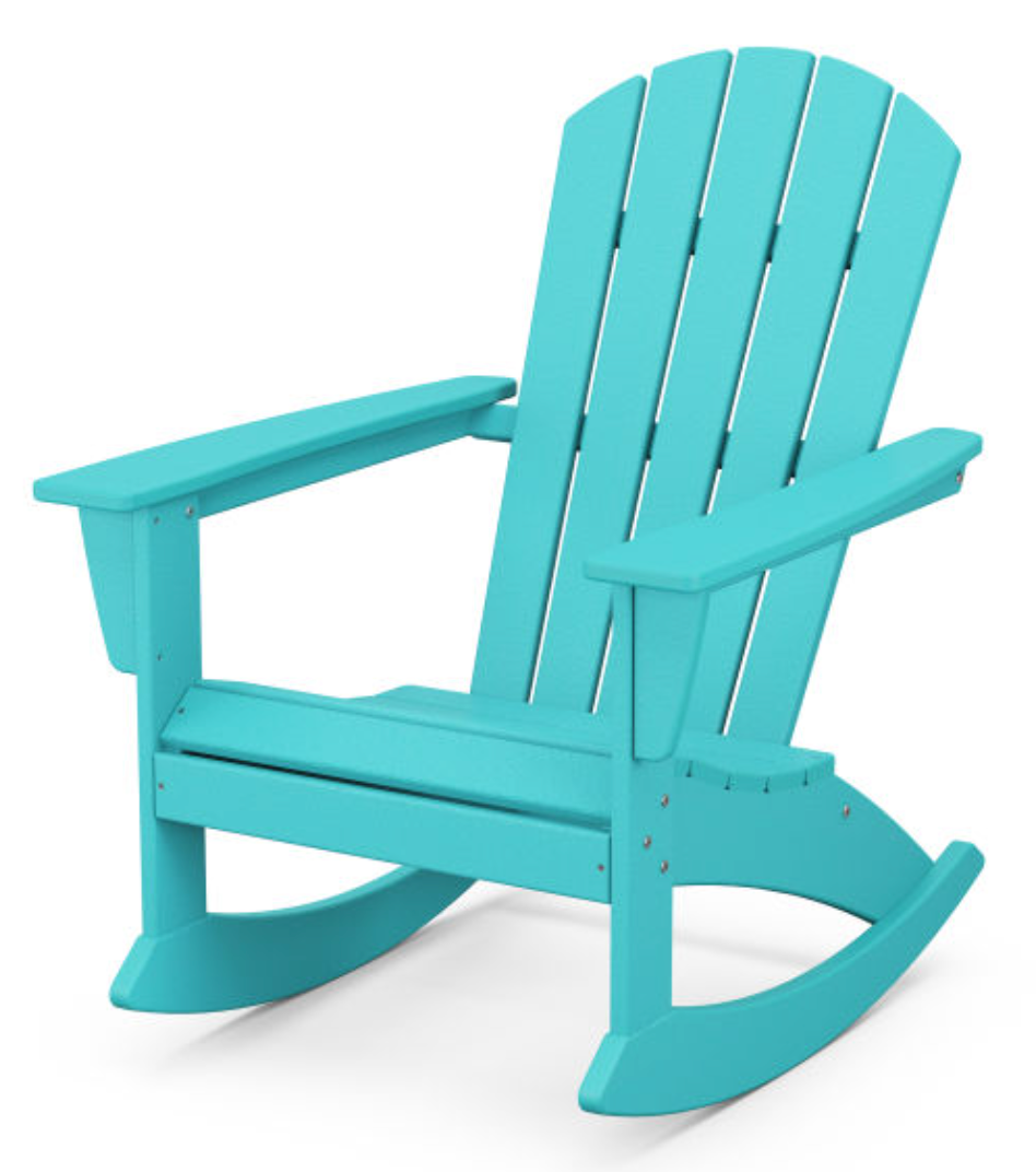 POLYWOOD® Nautical Adirondack Rocking Chair