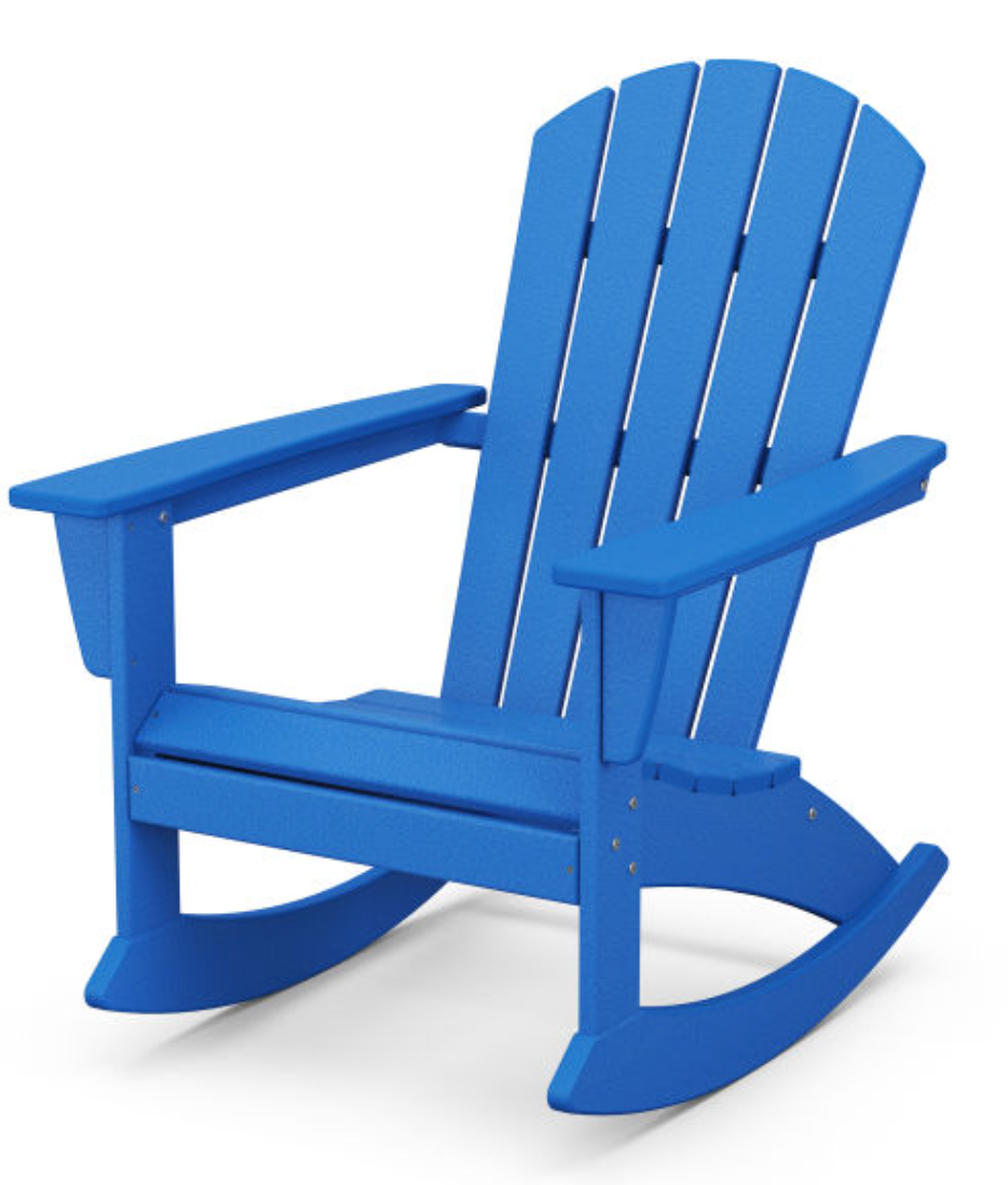 POLYWOOD® Nautical Adirondack Rocking Chair