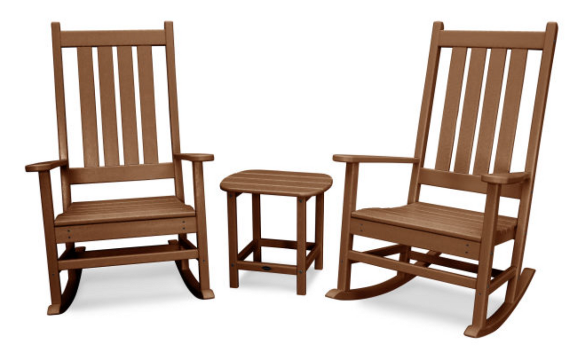 POLYWOOD® Vineyard 3-Piece Rocking Chair Set