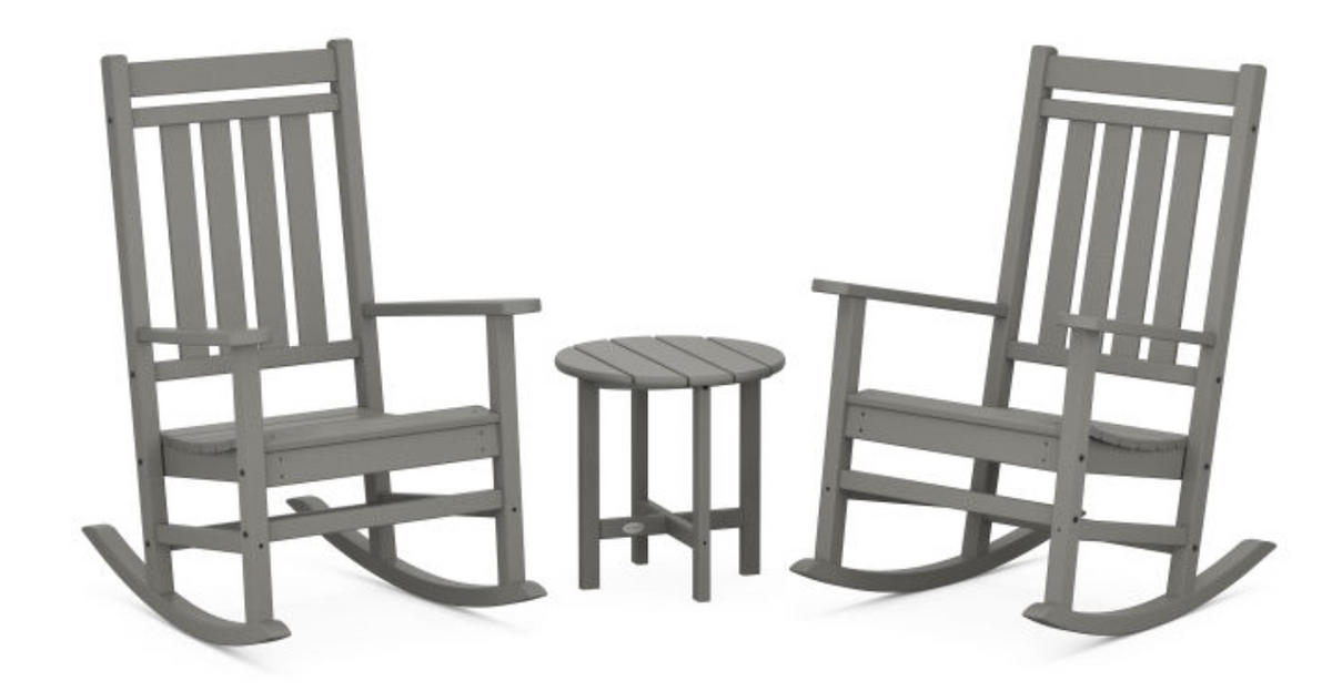 POLYWOOD® Estate 3-Piece Rocking Chair Set