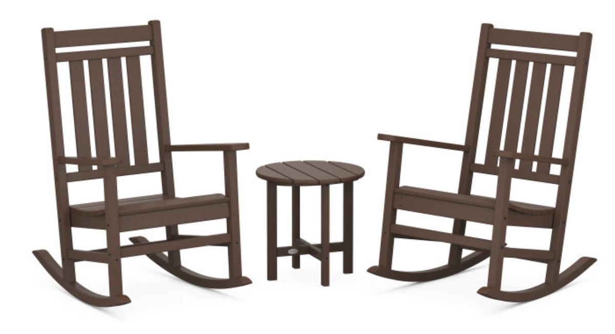 POLYWOOD® Estate 3-Piece Rocking Chair Set