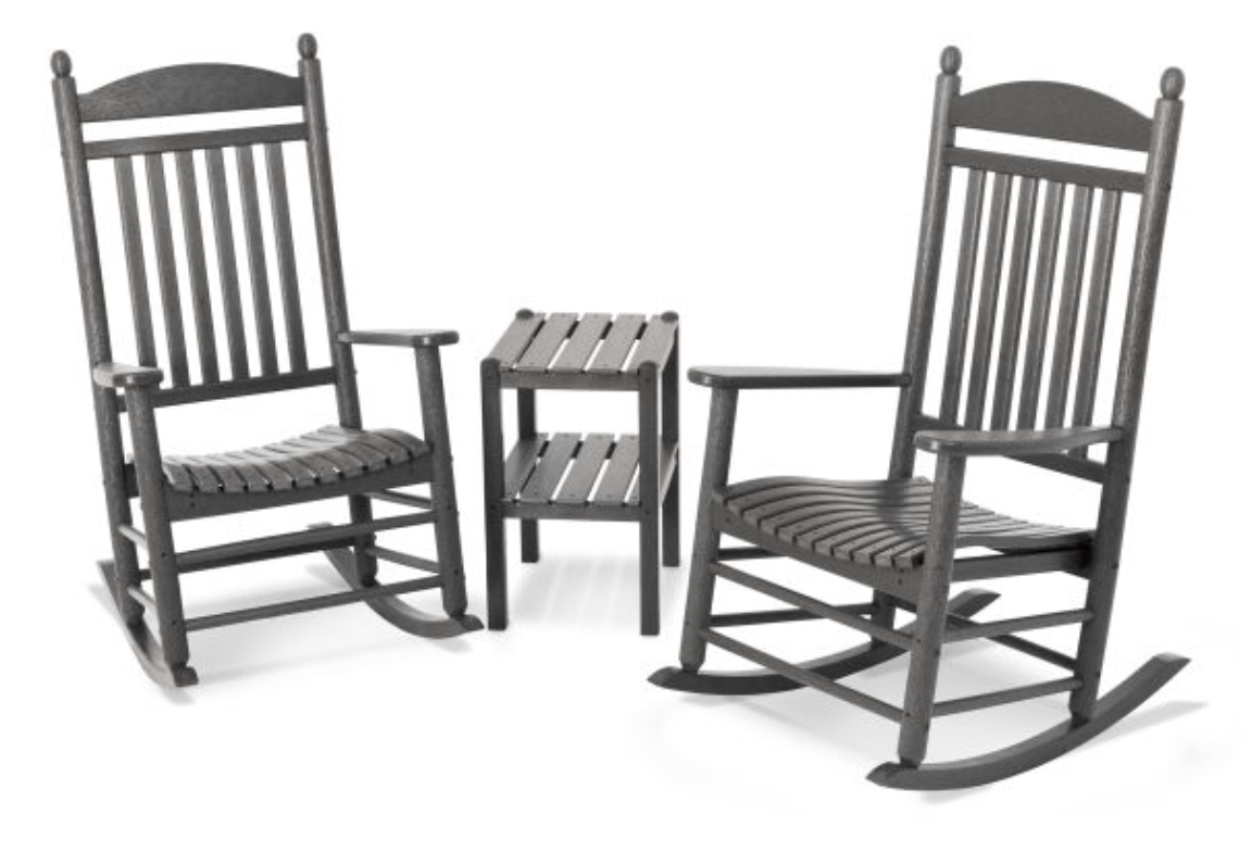 POLYWOOD® Jefferson 3-Piece Rocking Chair Set