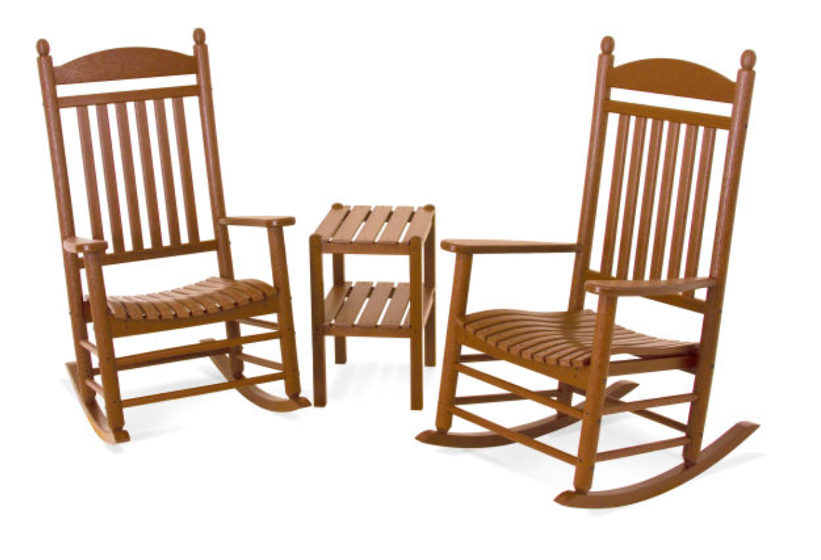 POLYWOOD® Jefferson 3-Piece Rocking Chair Set