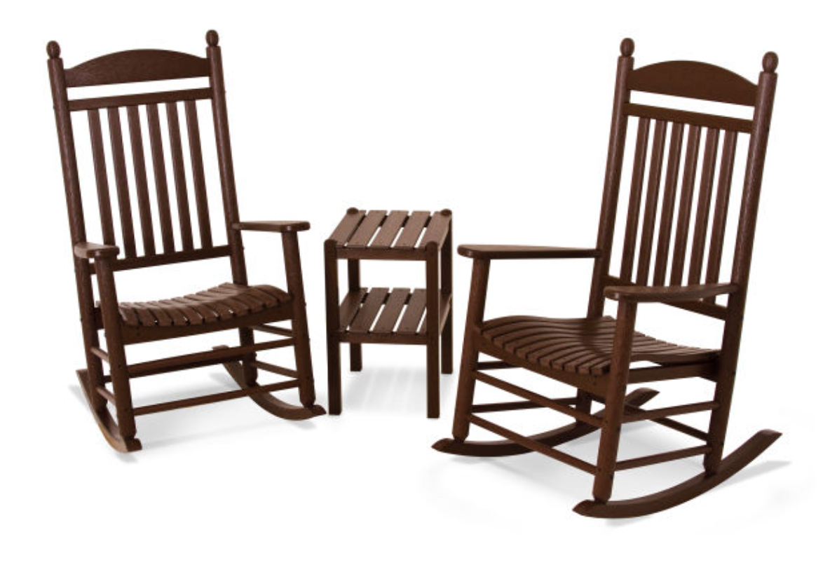 POLYWOOD® Jefferson 3-Piece Rocking Chair Set